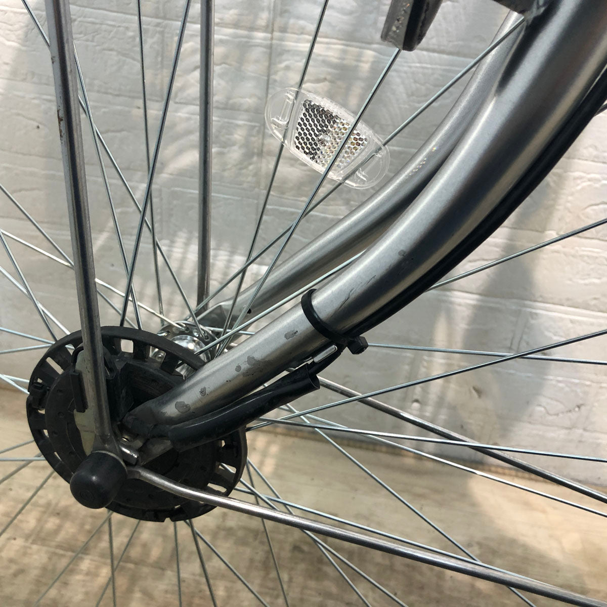 中古電動自転車 ヤマハ PAS Cheer パス チア シルバー 26インチ YD085 