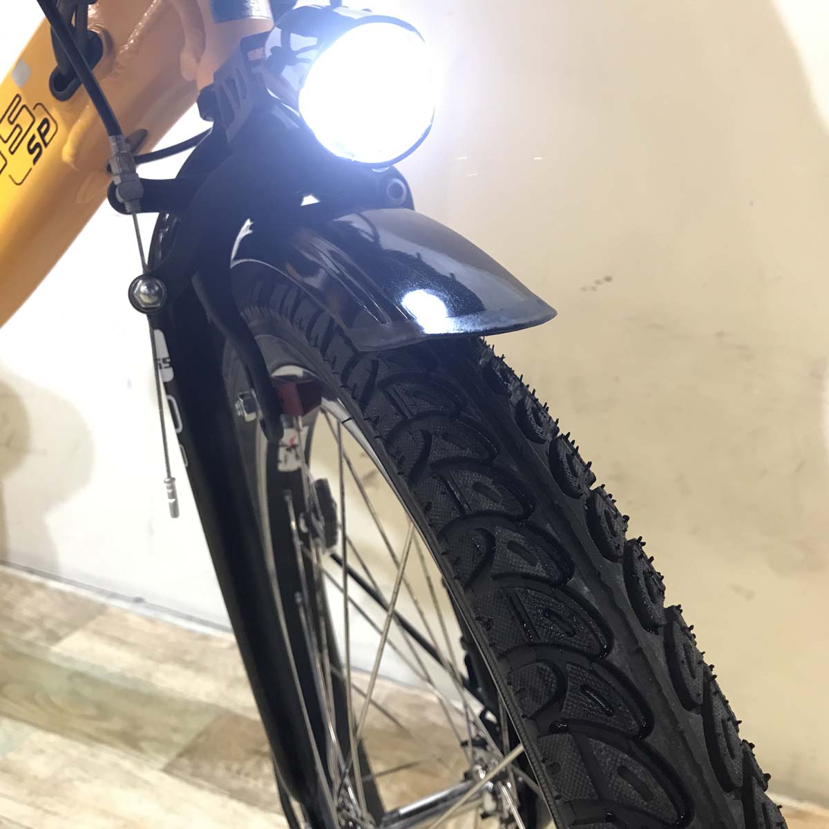中古電動自転車 ヤマハ PAS Kiss mini un パス キッス ミニ アン オレンジ 20インチ KC046