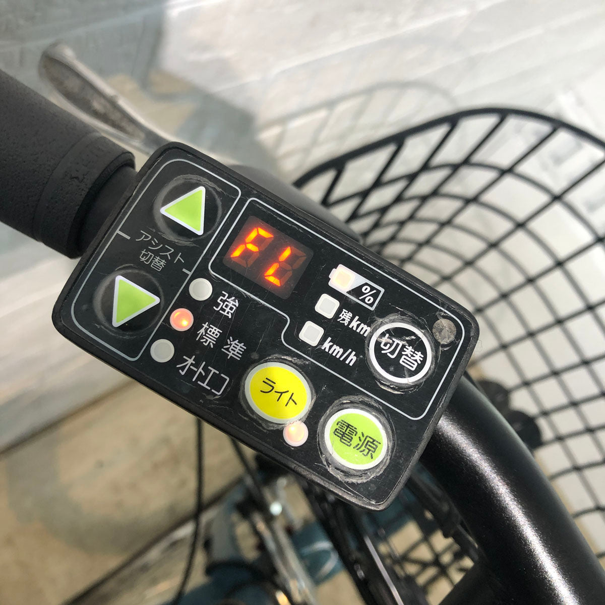 ブリヂストン アシスタ ポルク グリーンアッシュ 26インチ YD086 【中古車】