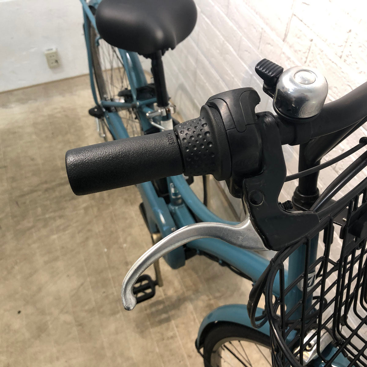 中古電動自転車 ブリヂストン アシスタ ポルク グリーンアッシュ 26インチ YD086