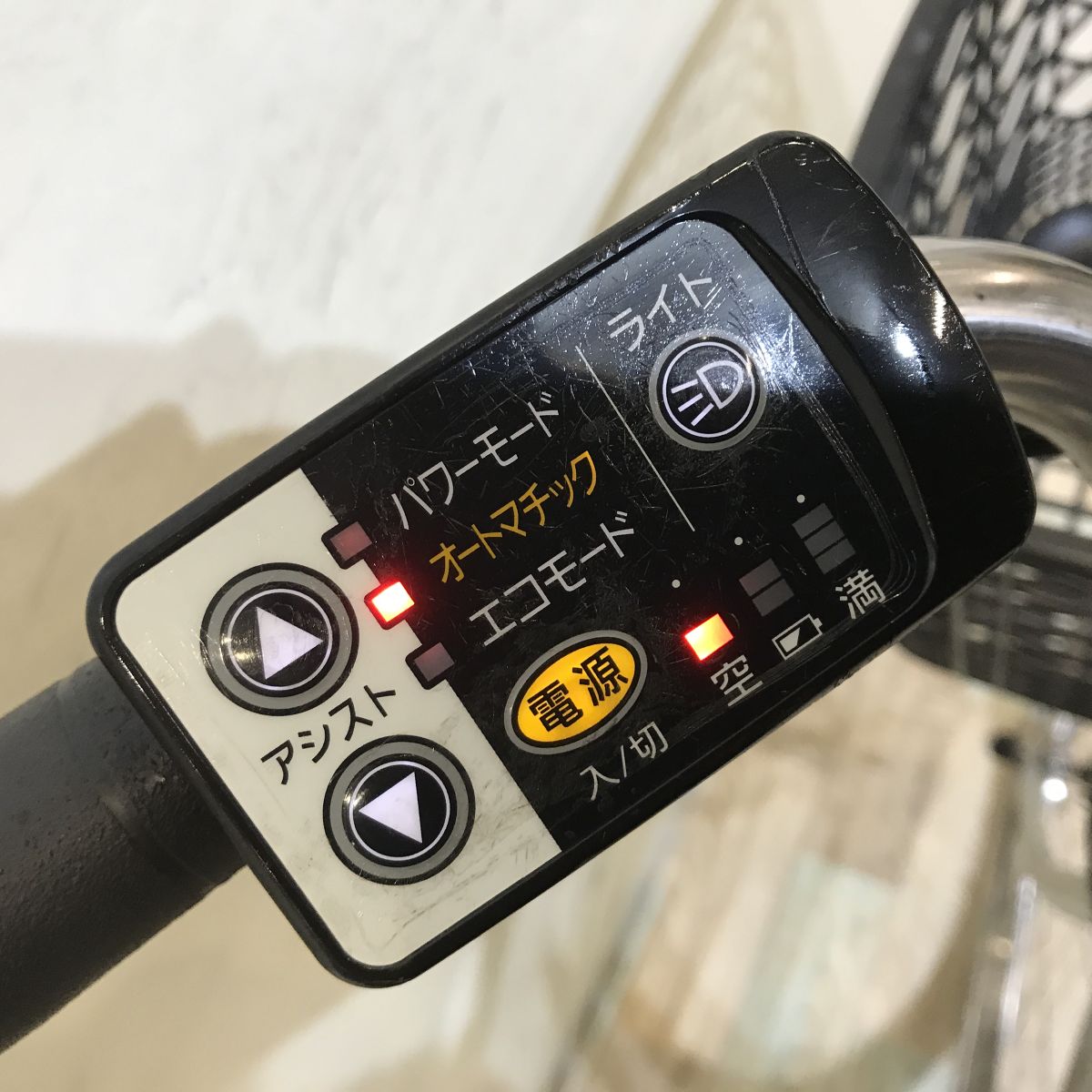 中古電動自転車 パナソニック ビビDX シルバー 26インチ KH034