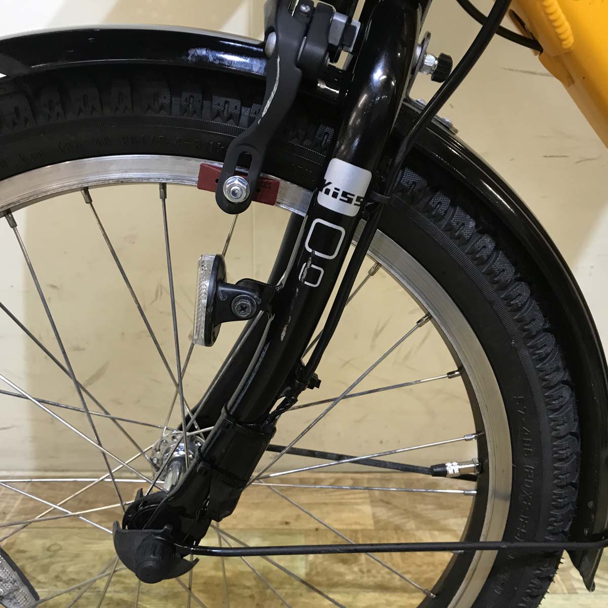 中古電動自転車 ヤマハ PAS Kiss mini un パス キッス ミニ アン オレンジ 20インチ KC046