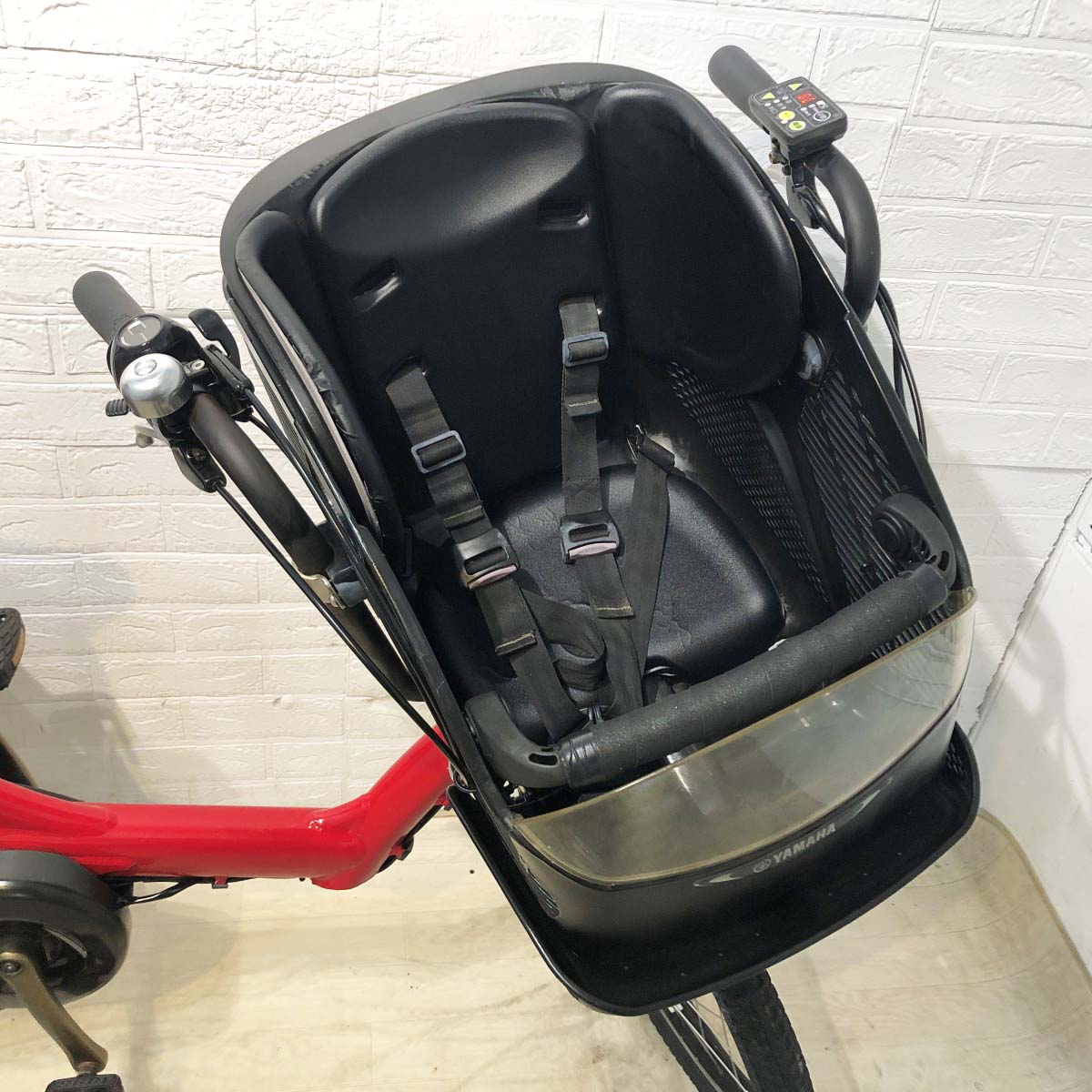 中古電動自転車 ヤマハ PAS キッスミニ レッド 20インチ YJ013