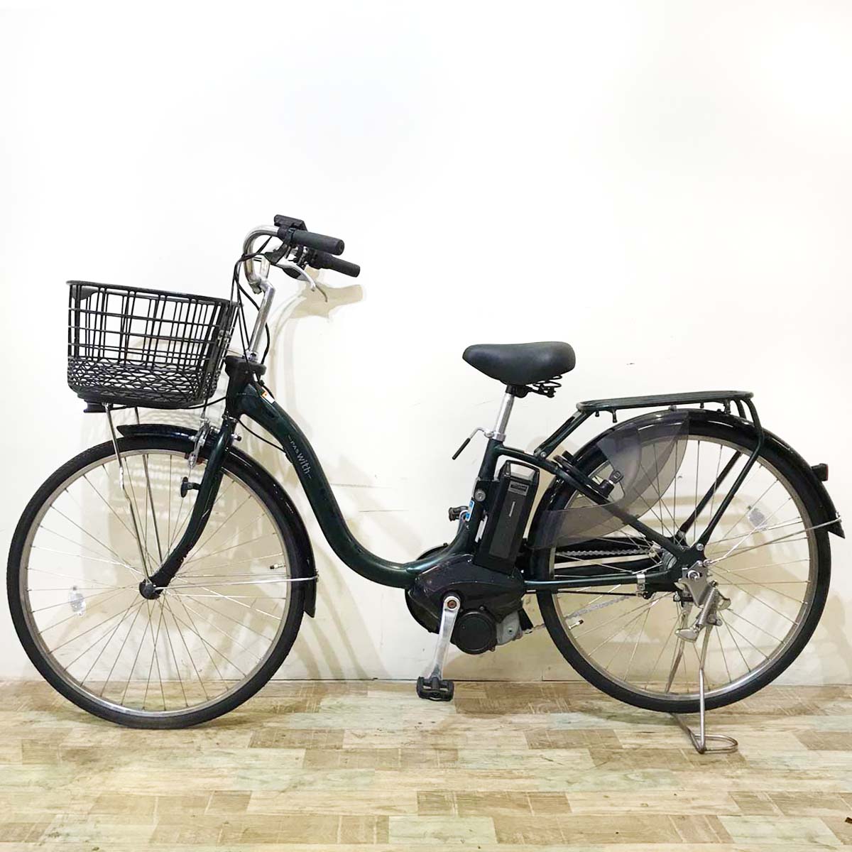 ヤマハ PAS With パス ウィズ グリーン 26インチ KX096 【中古車】