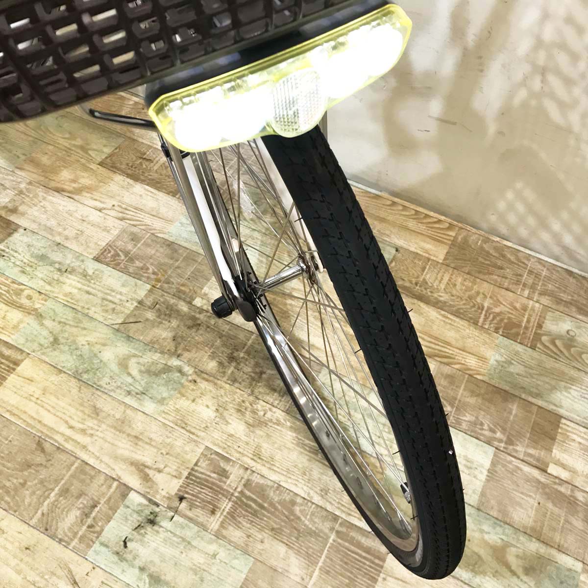 中古電動自転車  パナソニック ビビ DX ホワイト 26インチ KC047
