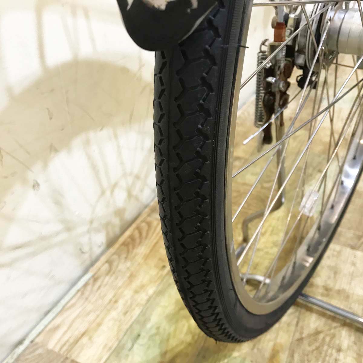 中古電動自転車  パナソニック ビビ DX ホワイト 26インチ KC047