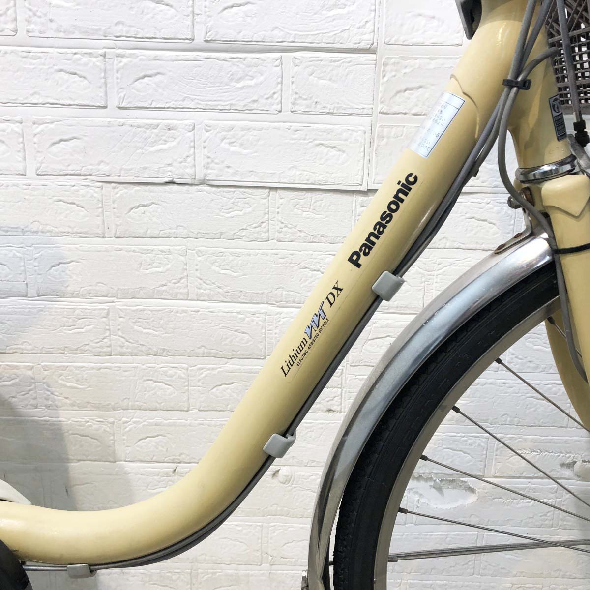 中古電動自転車 パナソニック ビビDX ベージュ 26インチ YJ014