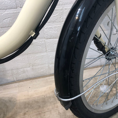 ブリヂストン アシスタ ユニ プレミア アイボリー 20インチ SR419Y 【中古車】