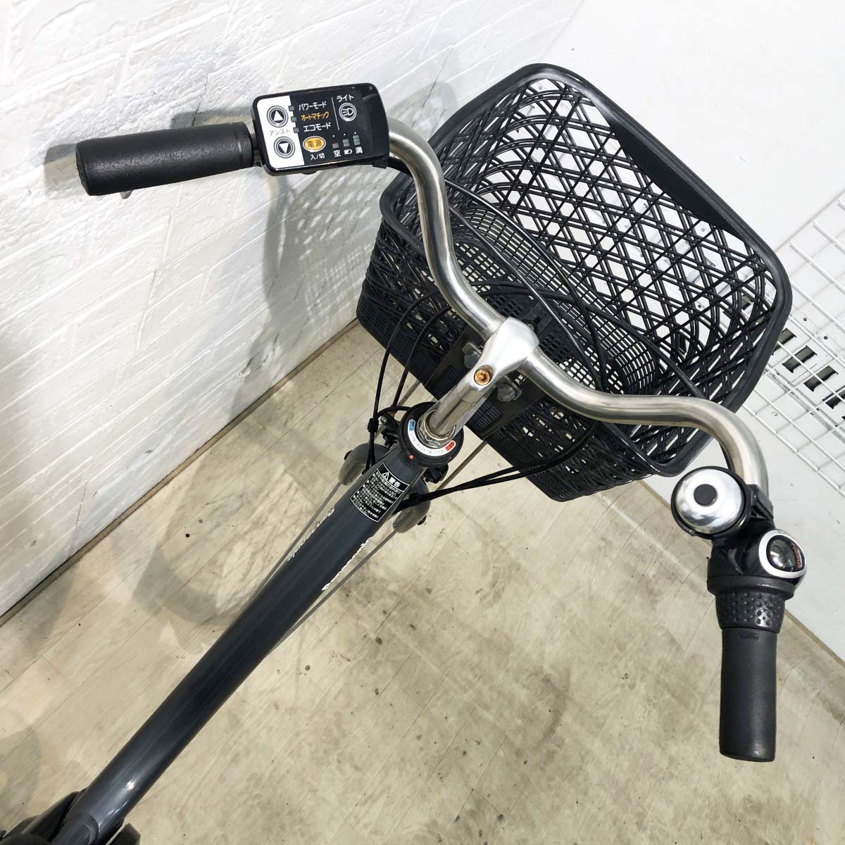 中古電動自転車 パナソニック ビビYX グレー 26インチ YJ015