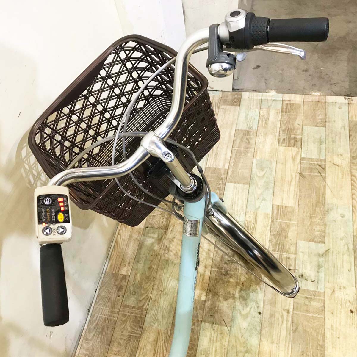 中古電動自転車  パナソニック ビビ DX ブルー 26インチ KC049