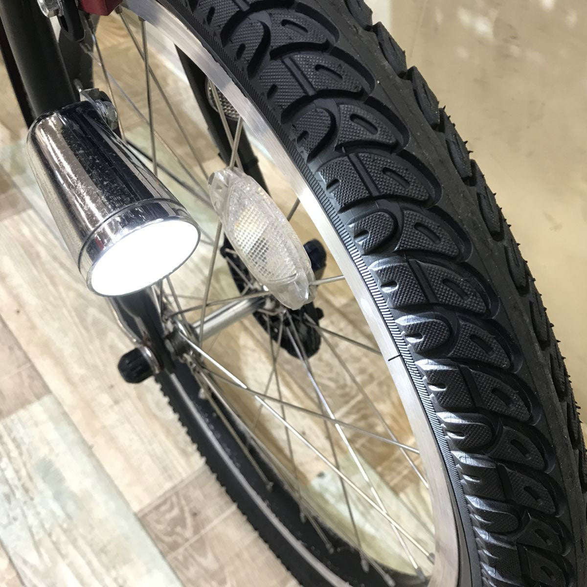 中古電動自転車 ブリヂストン アンジェリーノプティットe カーキ 20インチ KH036