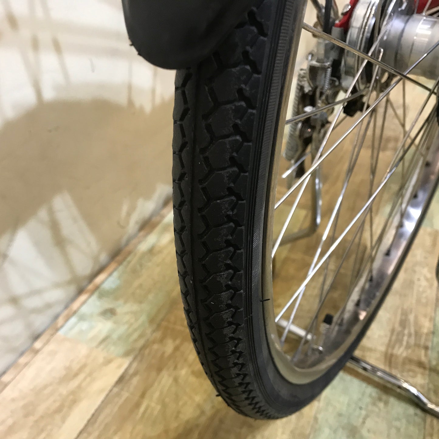 パナソニック ビビ DX レッド 24インチ KO067【中古車】