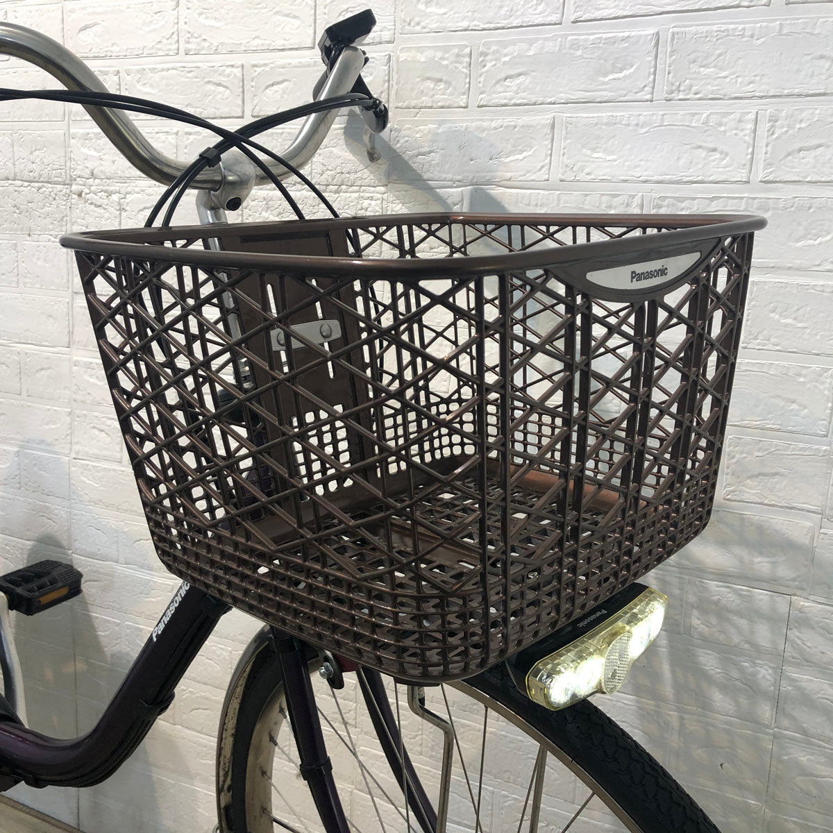 中古電動自転車 パナソニック ビビ DX パープル 26インチ YD088