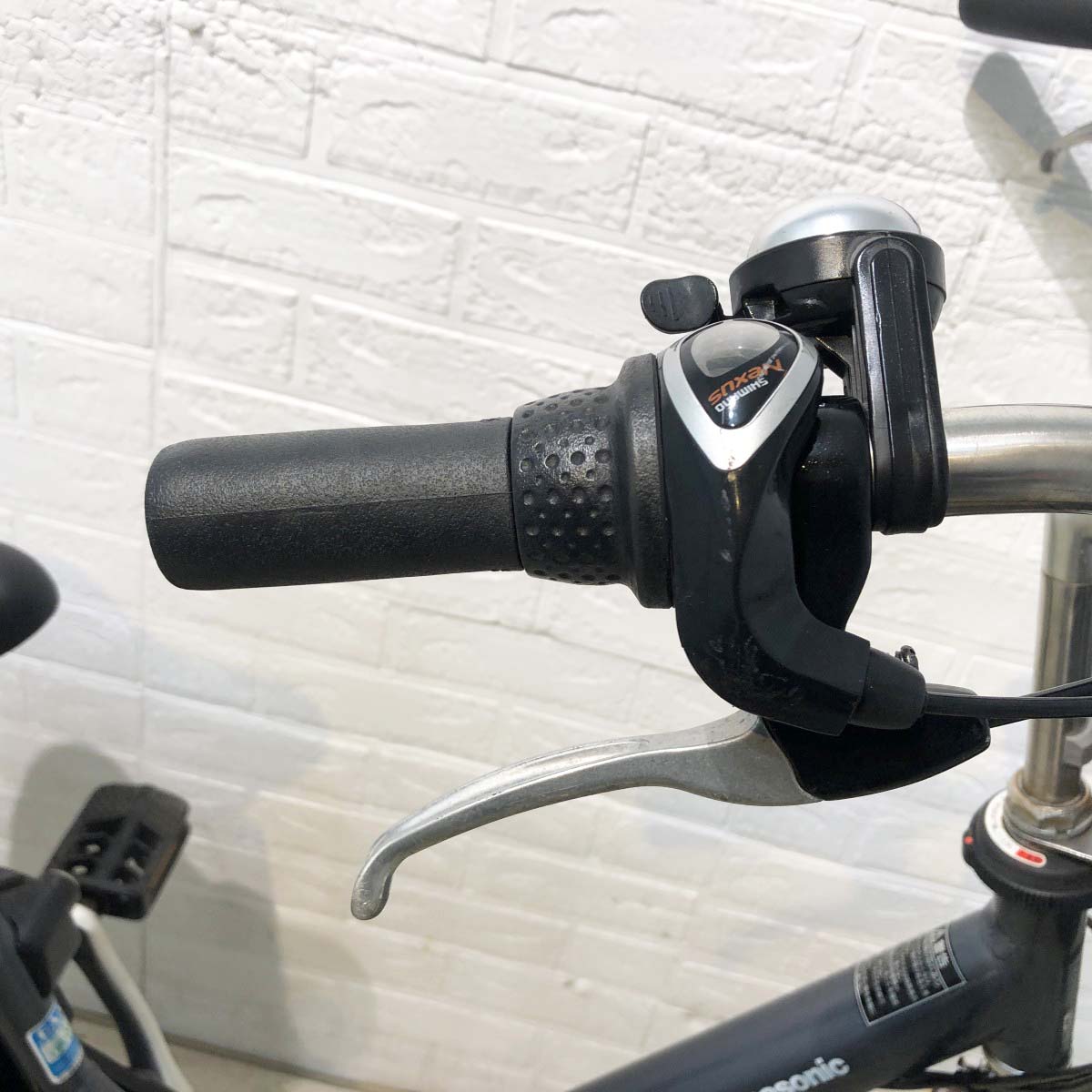 中古電動自転車 パナソニック ビビYX グレー 26インチ YJ015