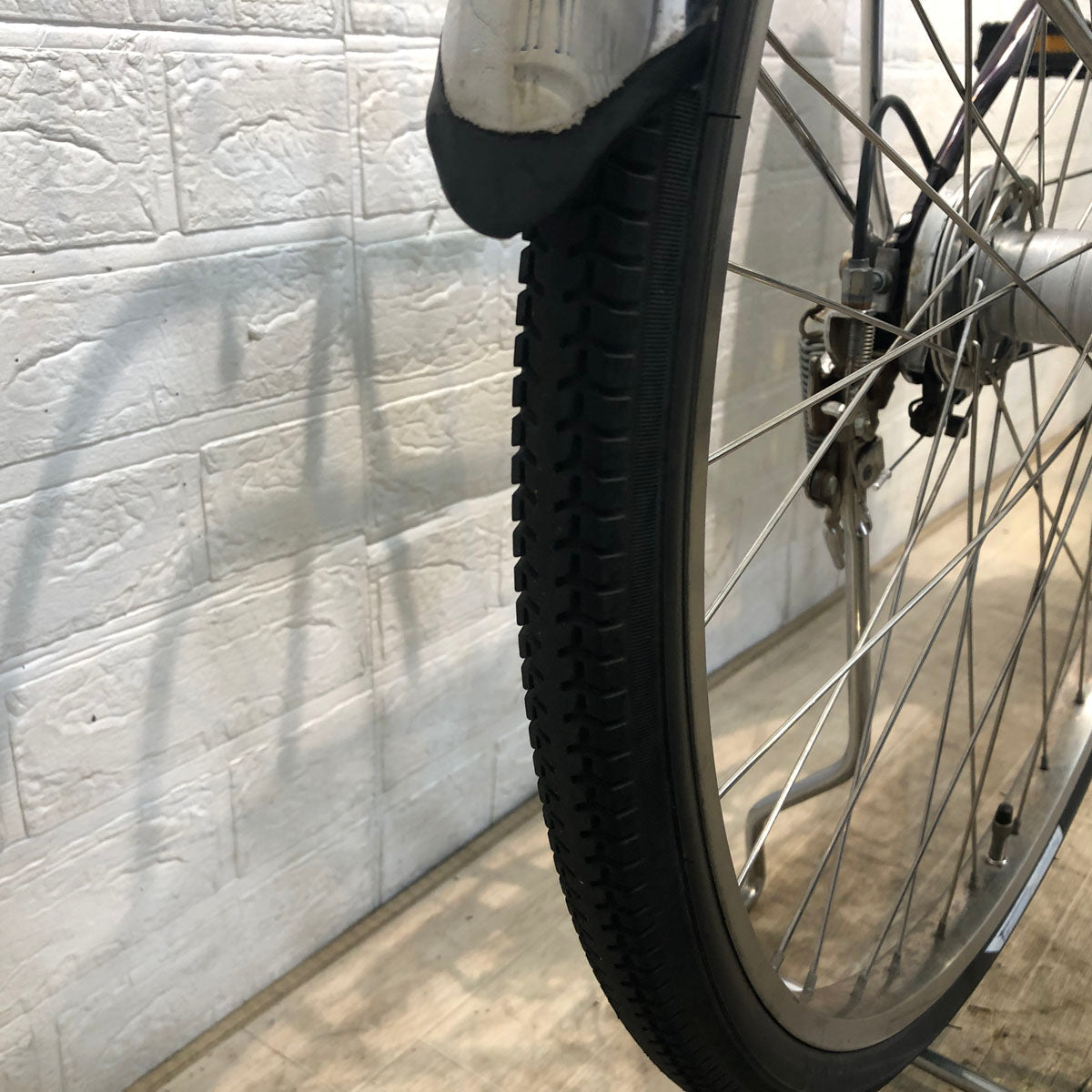 中古電動自転車 パナソニック ビビ DX パープル 26インチ YD088 – e