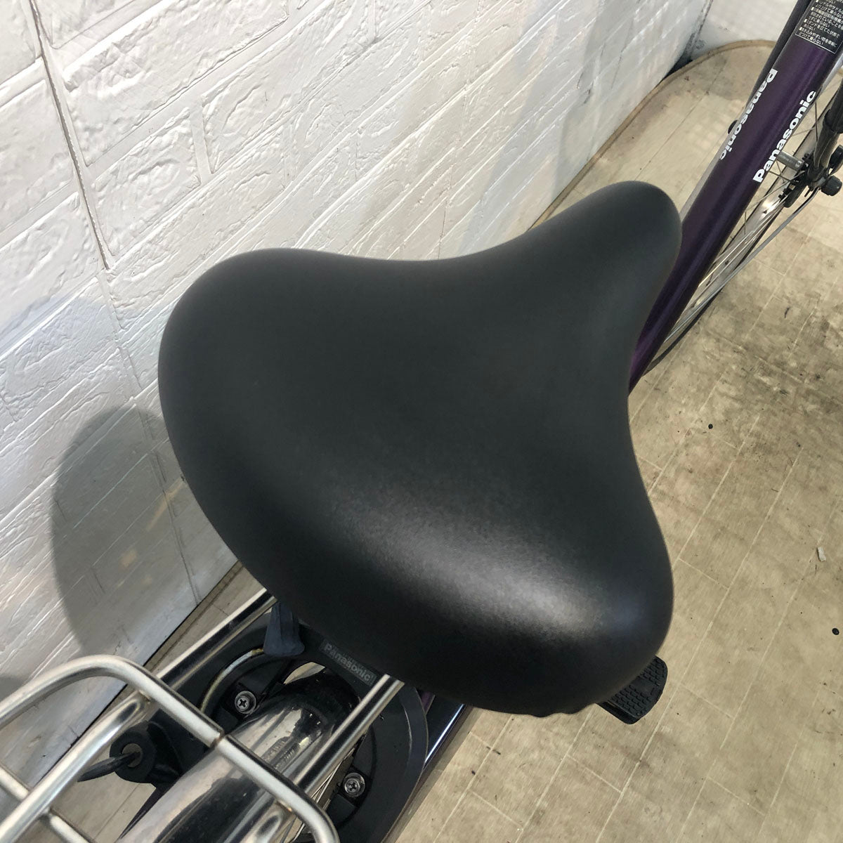 中古電動自転車 パナソニック ビビ DX パープル 26インチ YD088
