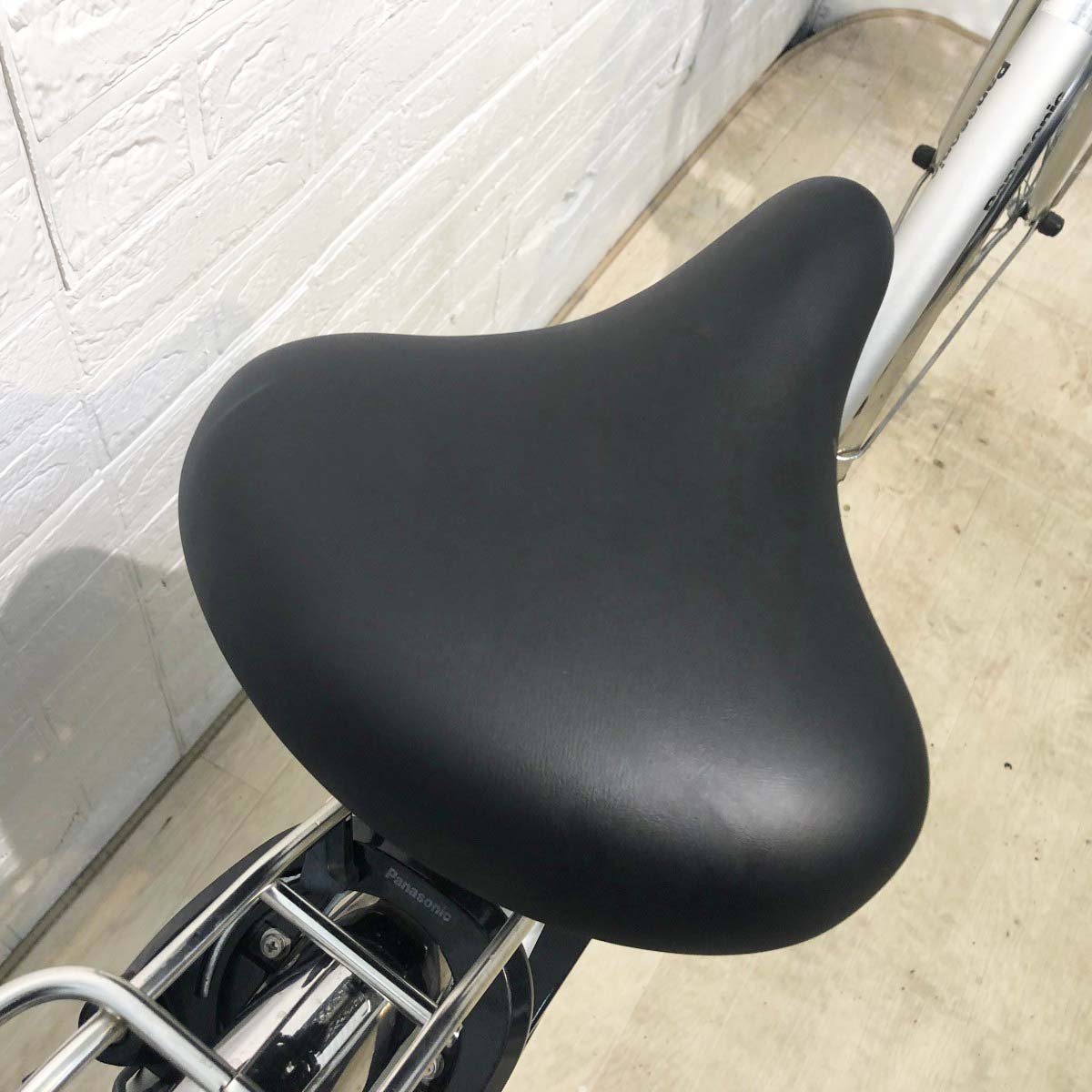 中古電動自転車 新品バッテリー パナソニック ビビTX シルバー 26インチ YJ016