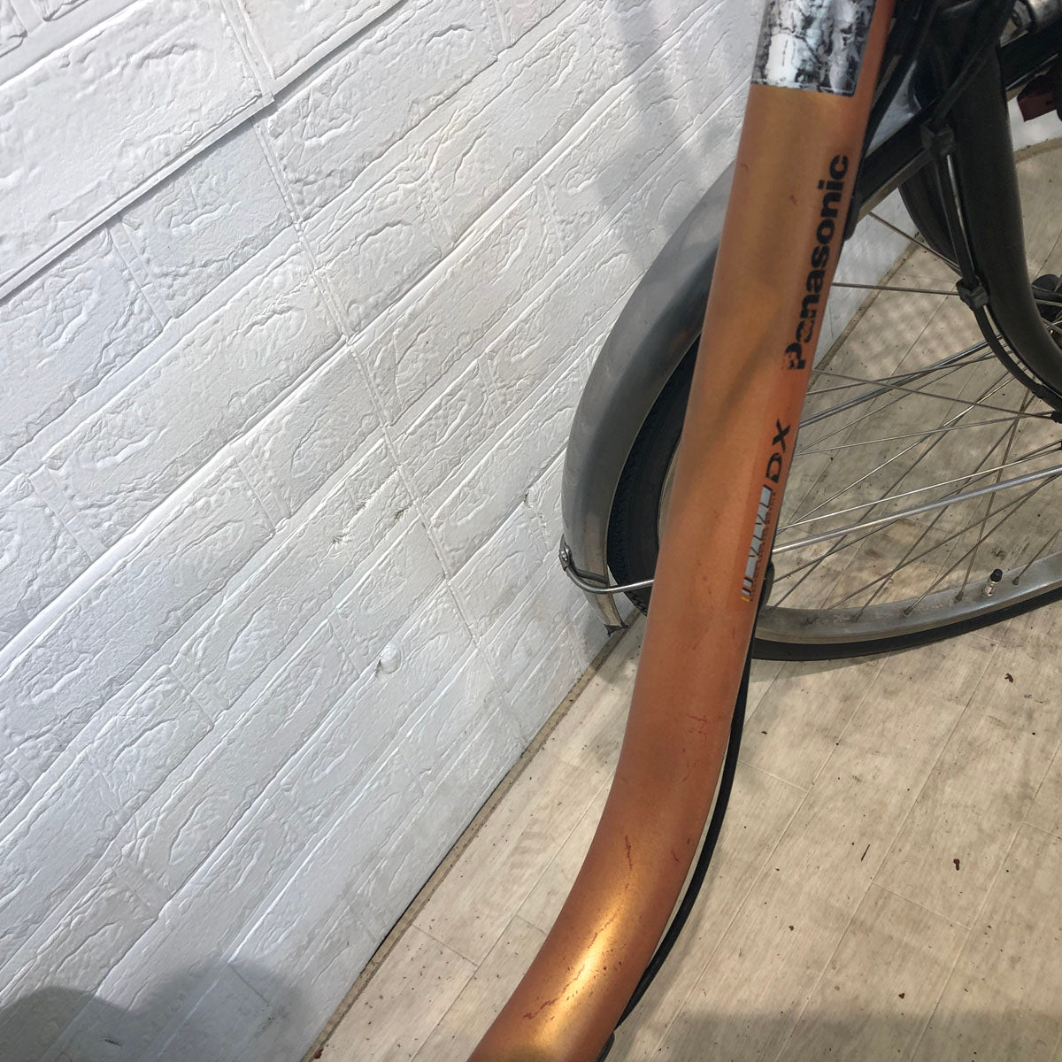 電動自転車 パナソニック ビビ DX オレンジ 26インチ YW026 【中古車】
