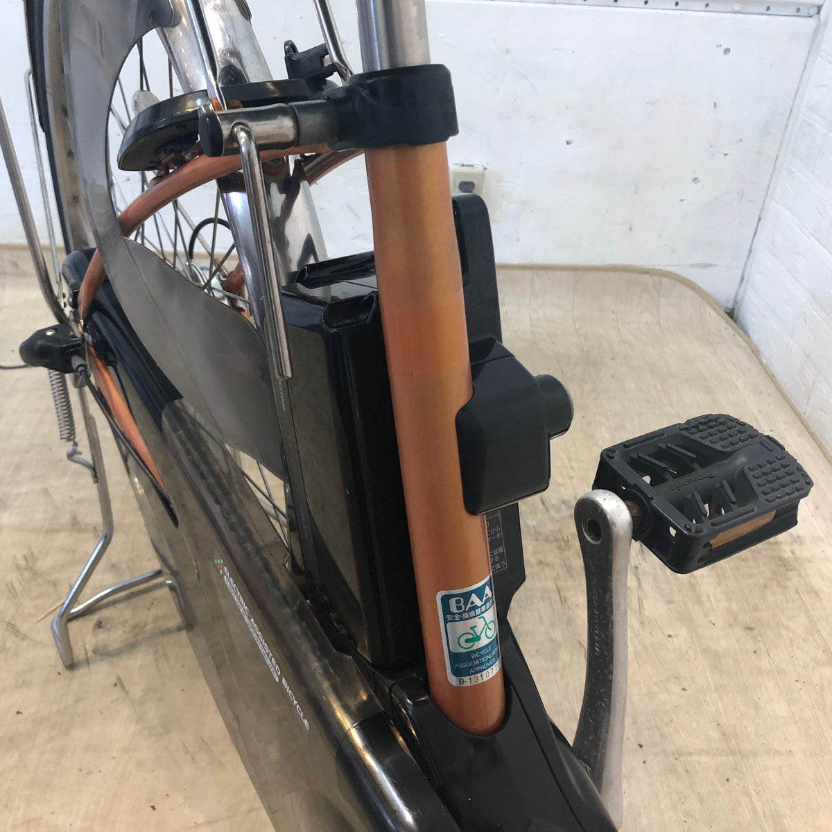 電動自転車 パナソニック ビビ DX オレンジ 26インチ YW026 【中古車】