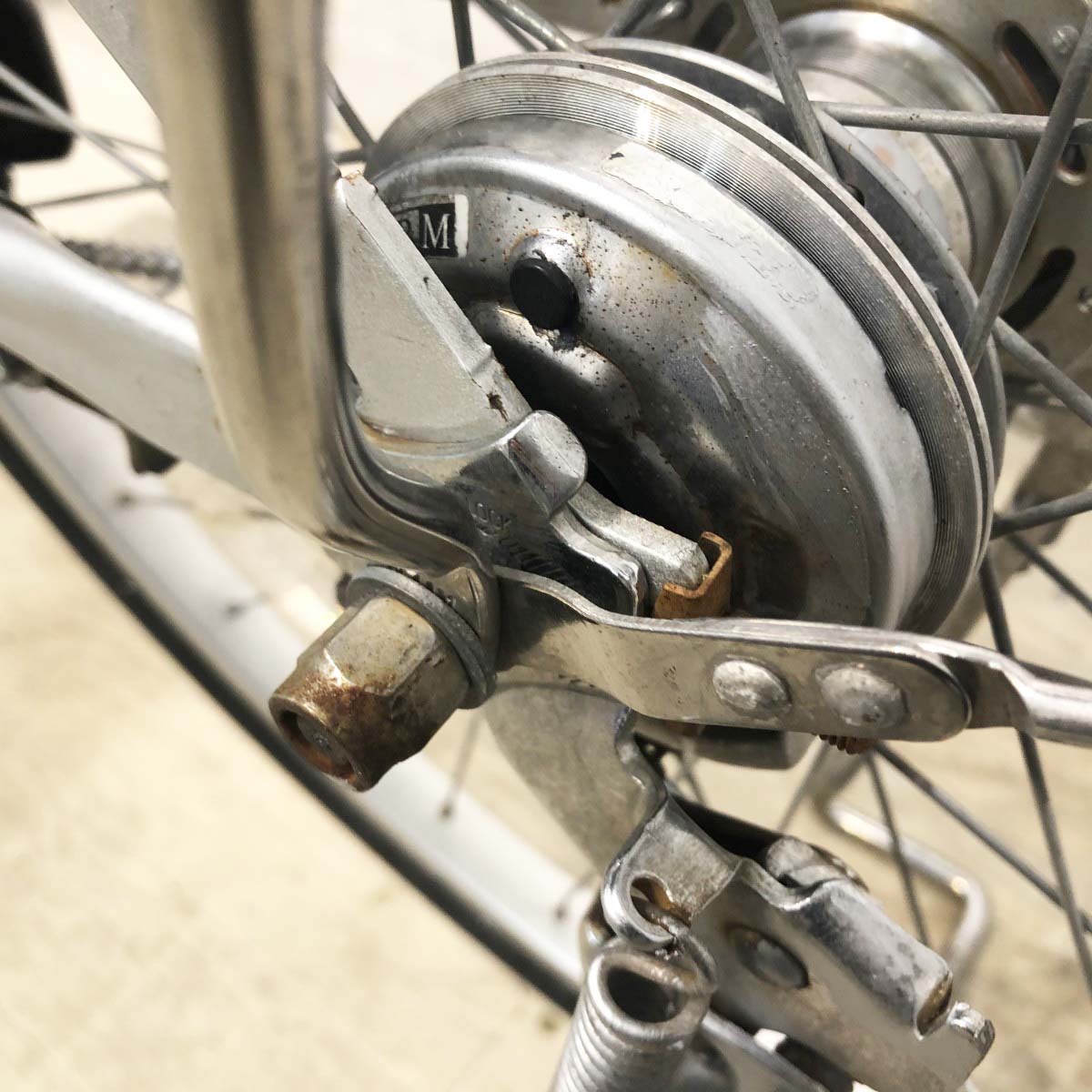 中古電動自転車 新品バッテリー パナソニック ビビTX シルバー 26インチ YJ016