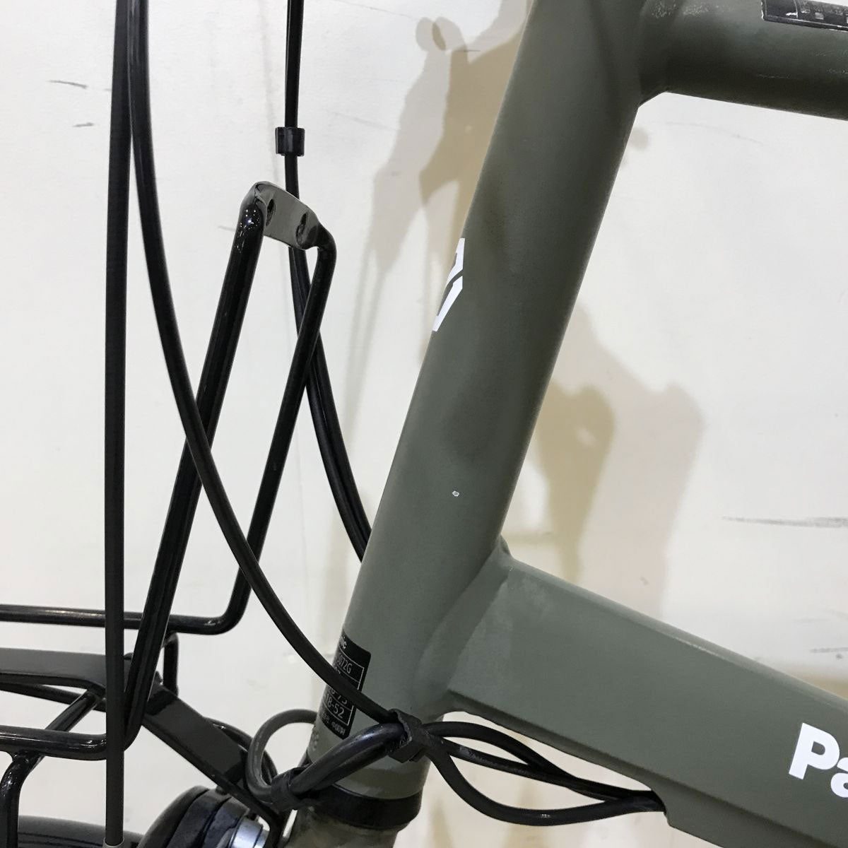 中古電動自転車 パナソニック ベロスターミニ カーキ 20インチ KH037