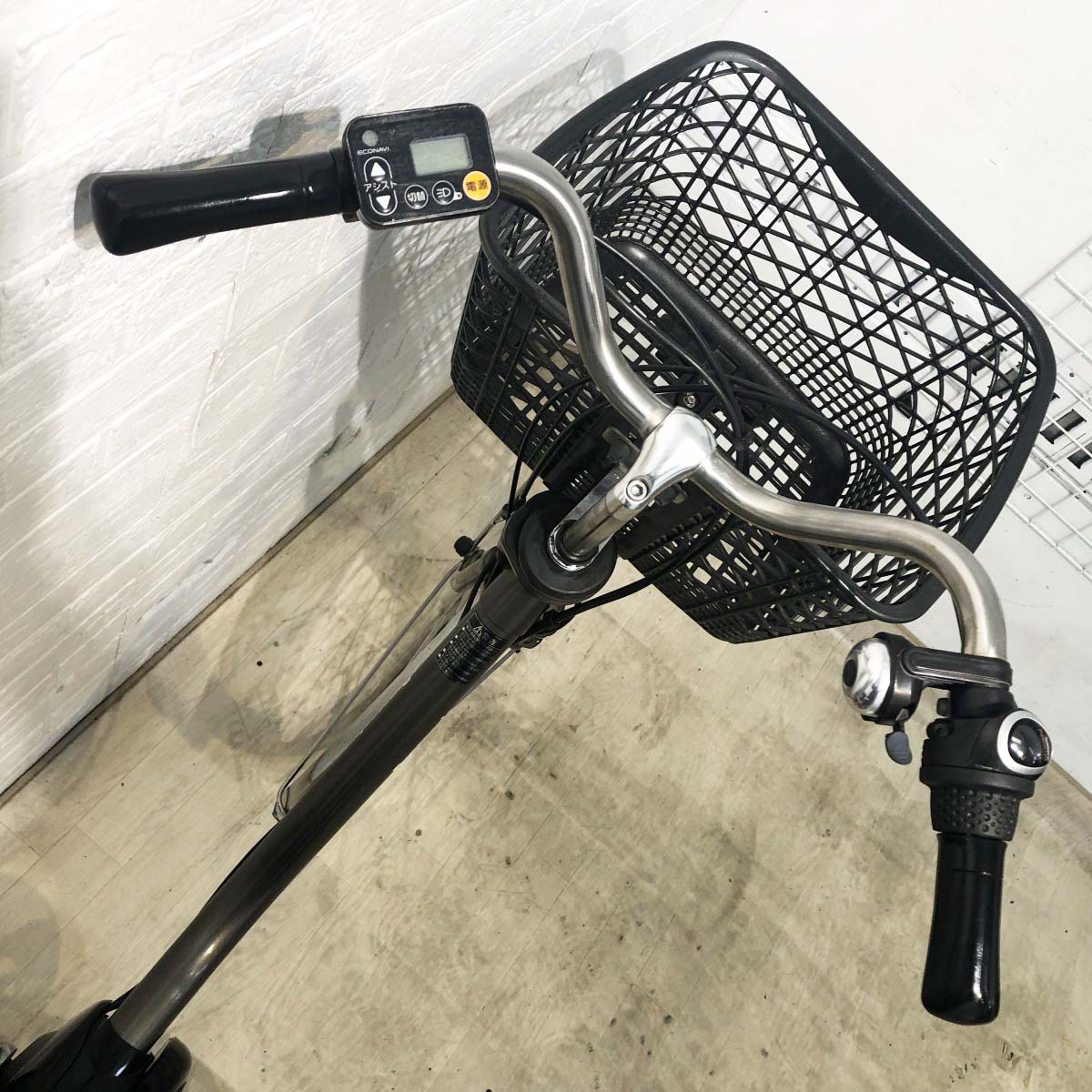中古電動自転車 パナソニック ビビDX グレー 26インチ YJ017