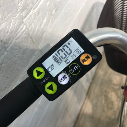 ヤマハ PAS ナチュラ XL レッド 24インチ YW028 【中古車】