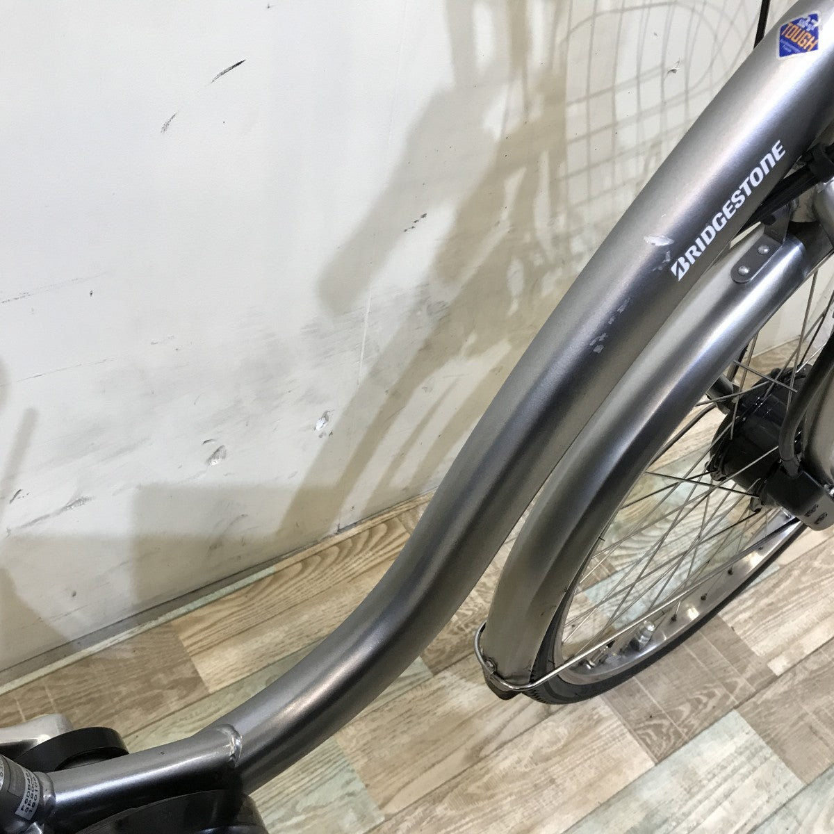 中古電動自転車 ブリヂストン フロンティア シルバー 26インチ KH039