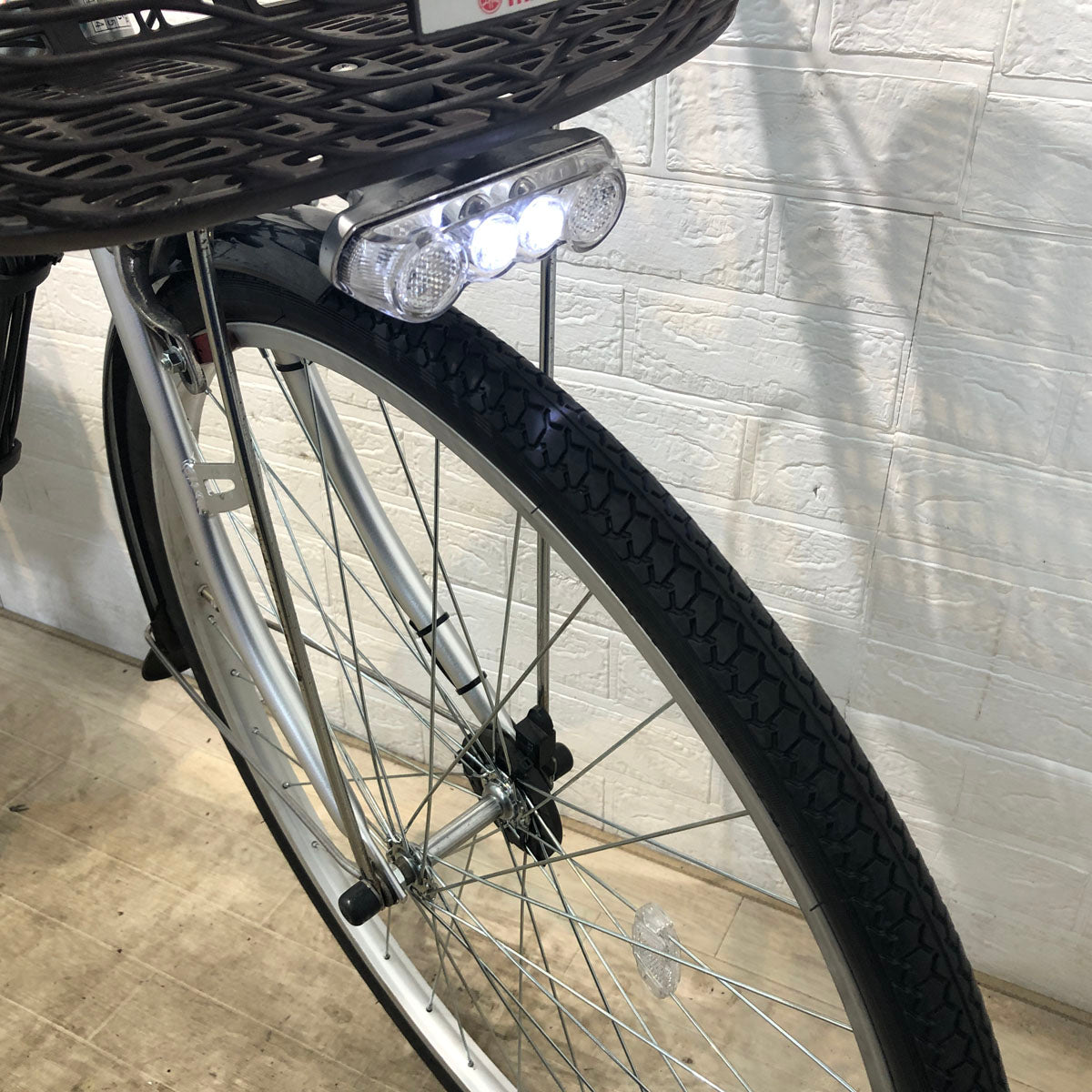 中古電動自転車 ヤマハ PAS ナチュラ M シルバー 26インチ YD091