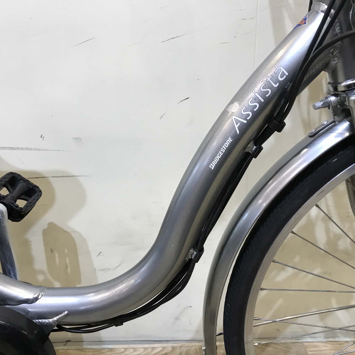 電動自転車 ブリヂストン アシスタ ベーシック シルバー 26インチ KX102 【中古車】 