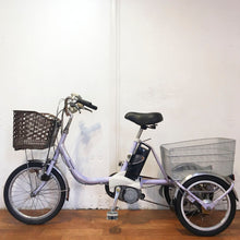 画像をギャラリービューアに読み込む, 電動自転車【中古車】パナソニック かろやかライフ EB パープル YT052
