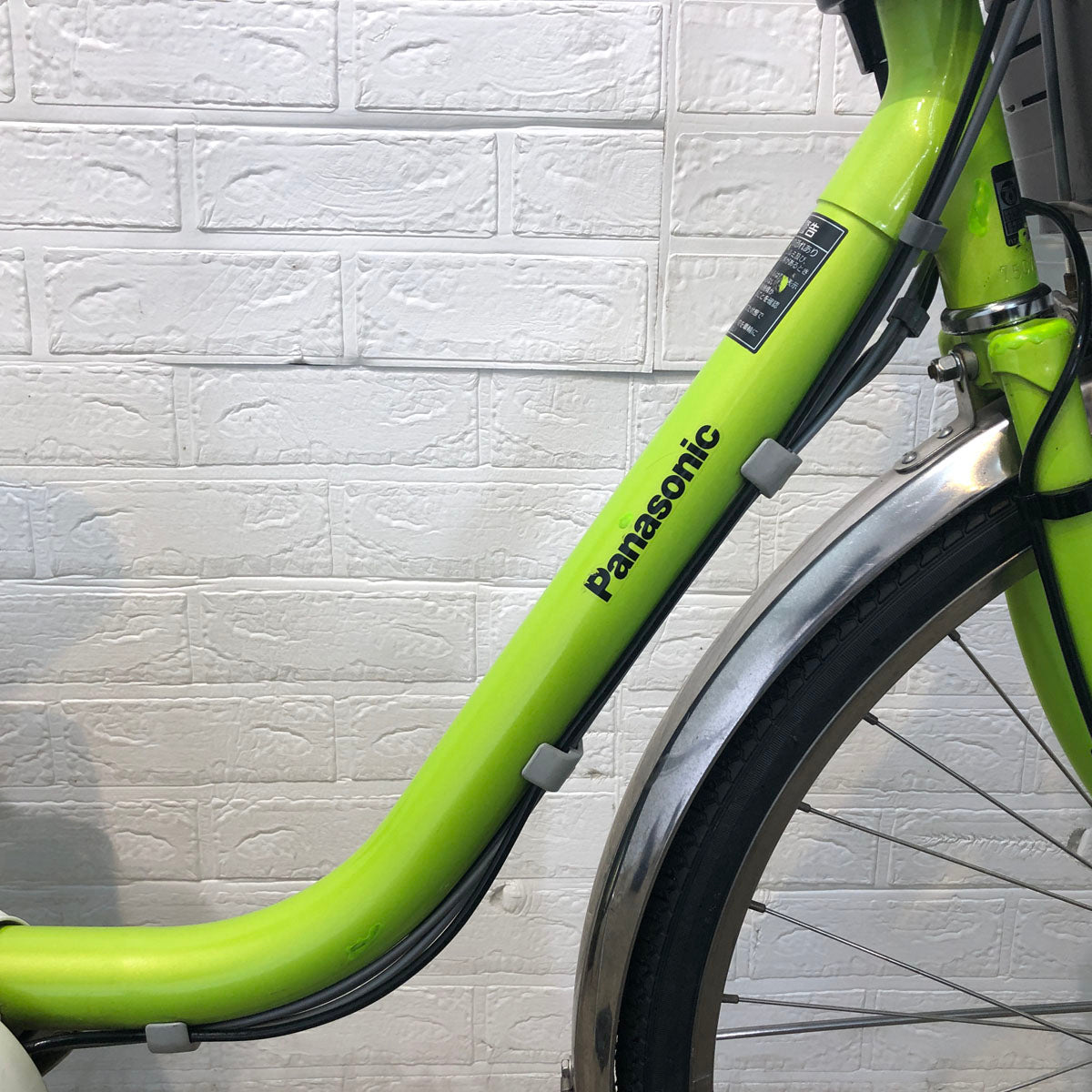 中古電動自転車 パナソニック ビビ DX グリーン 26インチ YD092