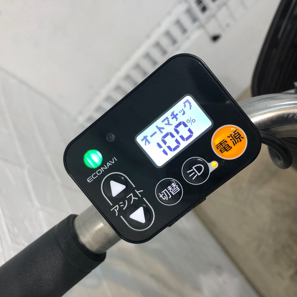 中古電動自転車 パナソニック ビビ DX グリーン 26インチ YD092