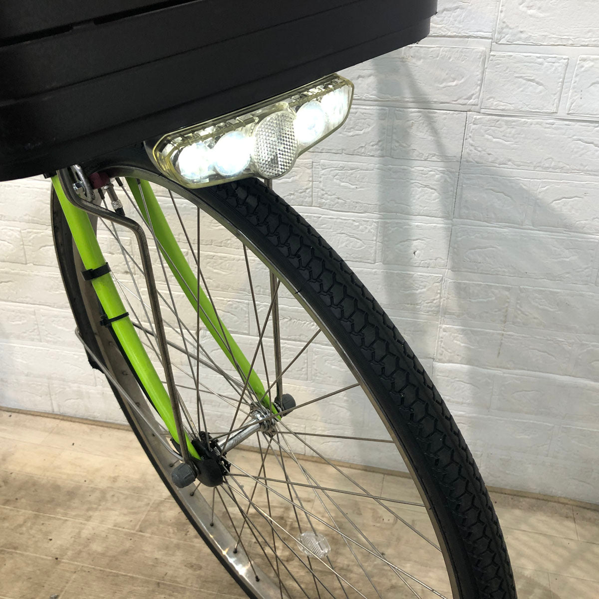 中古電動自転車 パナソニック ビビ DX グリーン 26インチ YD092