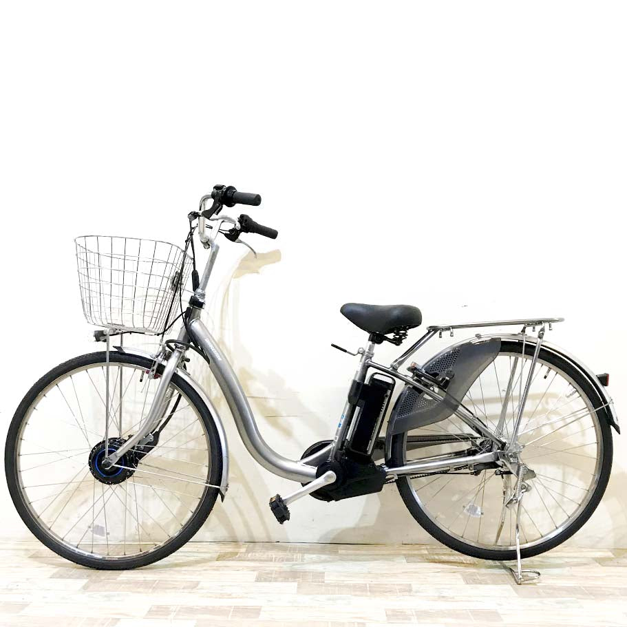 中古電動自転車 ブリヂストン フロンティア シルバー 26インチ KH039