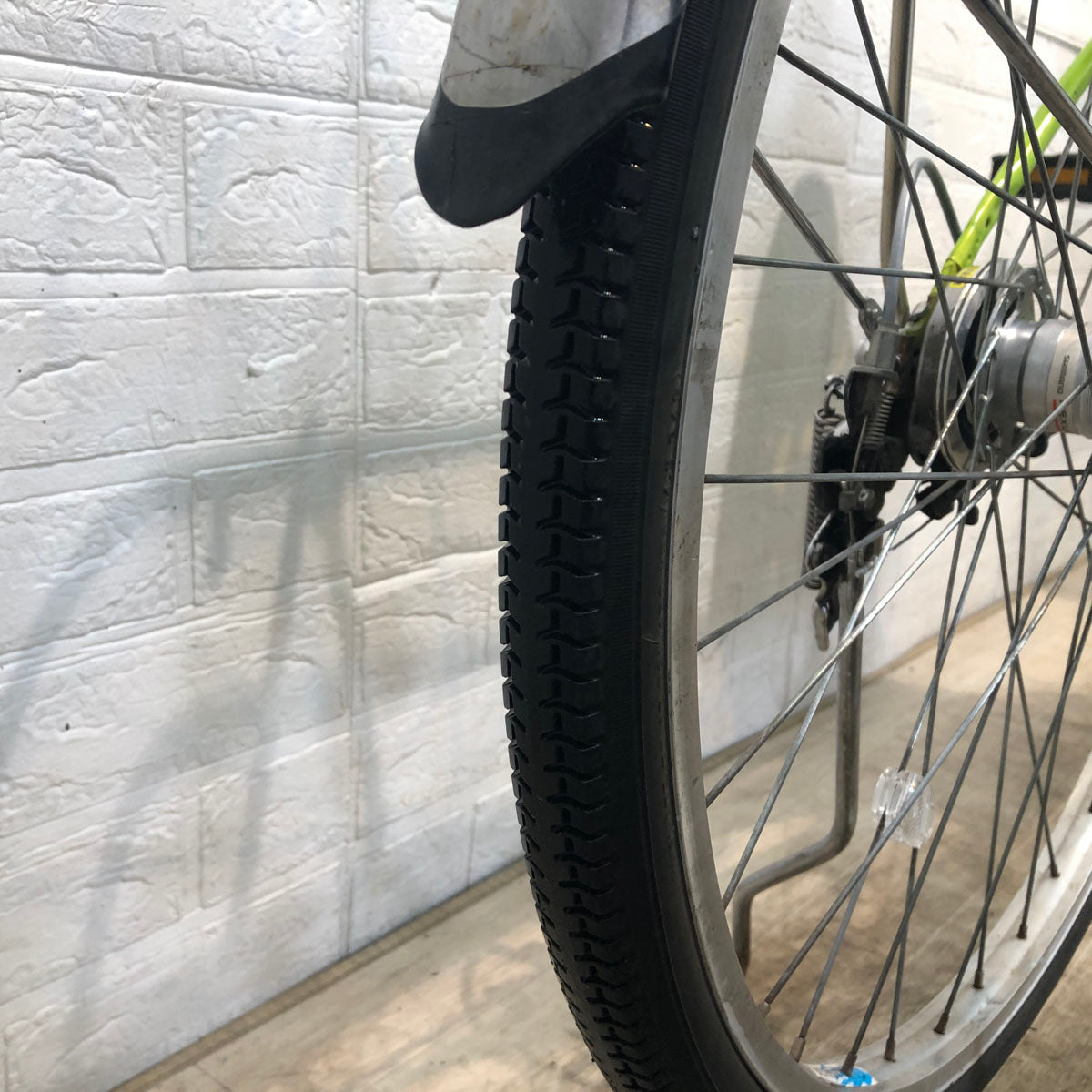 中古電動自転車 パナソニック ビビ DX グリーン 26インチ YD092