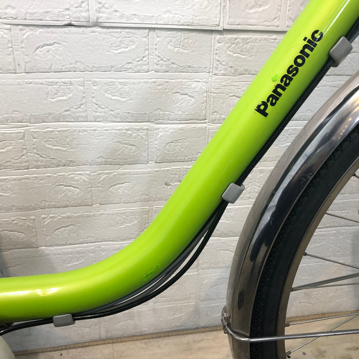 中古電動自転車 パナソニック ビビ DX グリーン 26インチ YD092