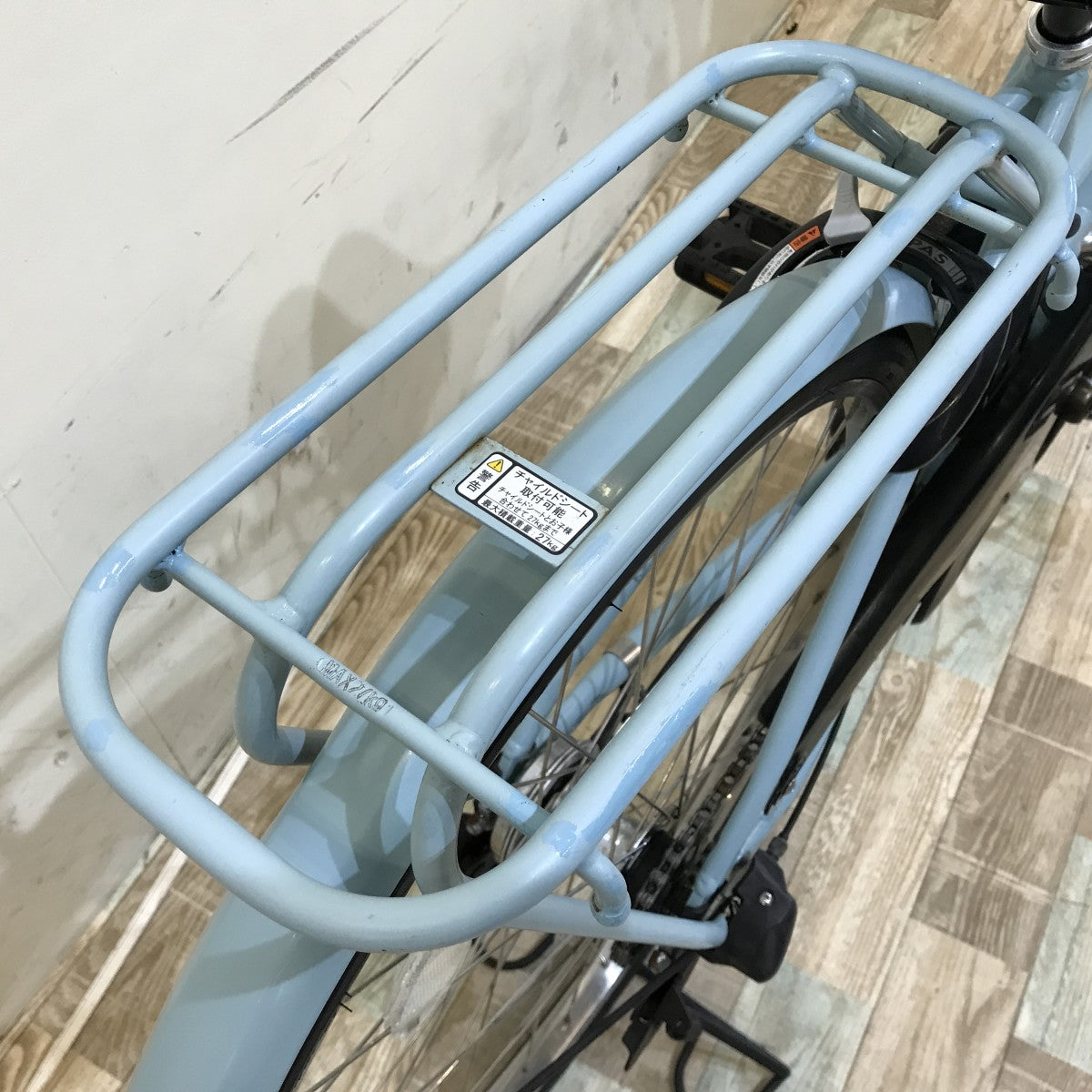 中古電動自転車 ヤマハ PAS アミ ブルー 26インチ KH040
