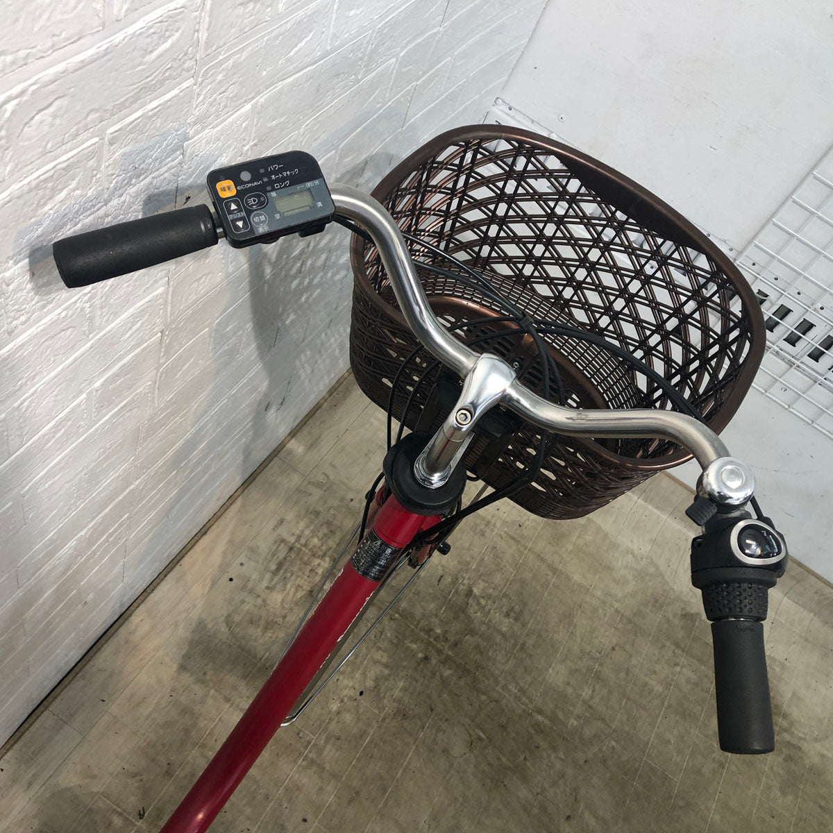 中古電動自転車 パナソニック ビビ DX レッド 26インチ YD093