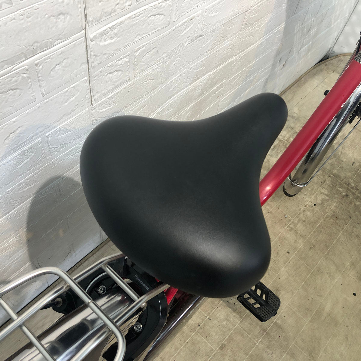 中古電動自転車 パナソニック ビビ DX レッド 26インチ YD093