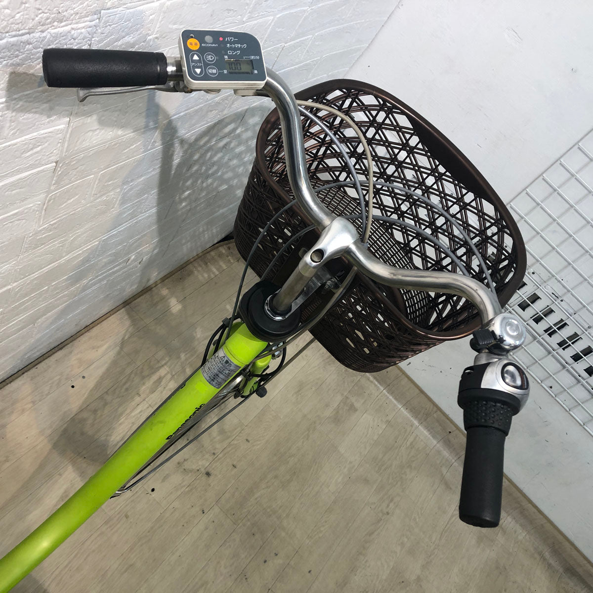 中古電動自転車 訳あり パナソニック ビビ DX グリーン 26インチ YD094