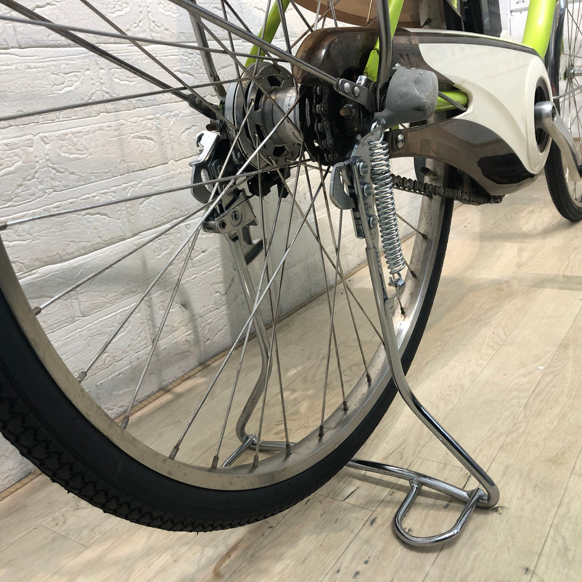 中古電動自転車 訳あり パナソニック ビビ DX グリーン 26インチ YD094