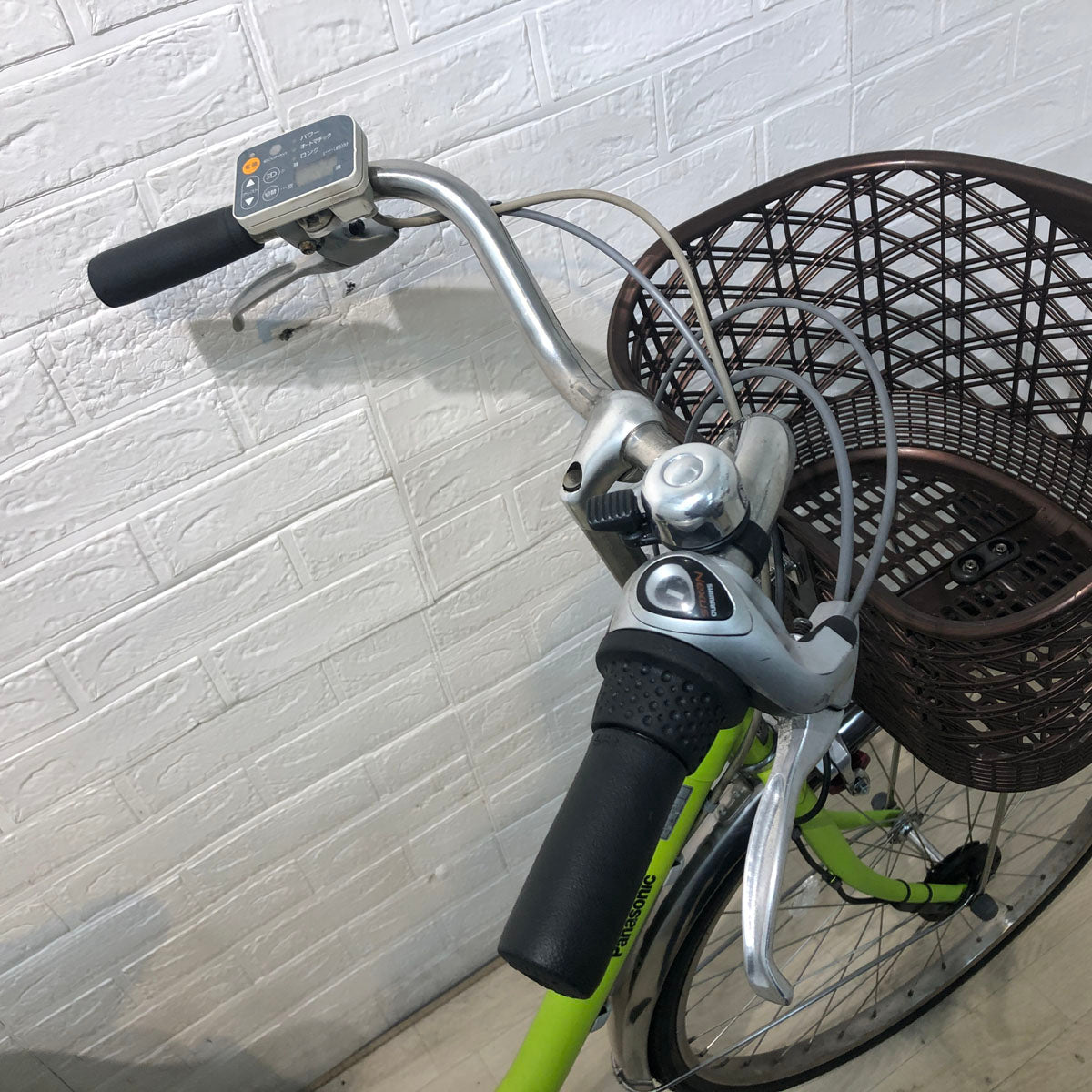 中古電動自転車 訳あり パナソニック ビビ DX グリーン 26インチ YD094