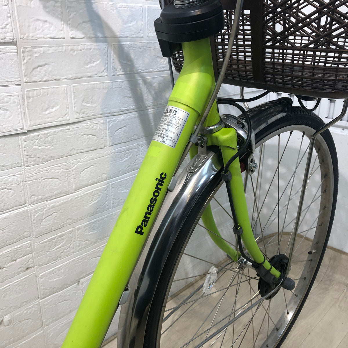 中古電動自転車 訳あり パナソニック ビビ DX グリーン 26インチ YD094