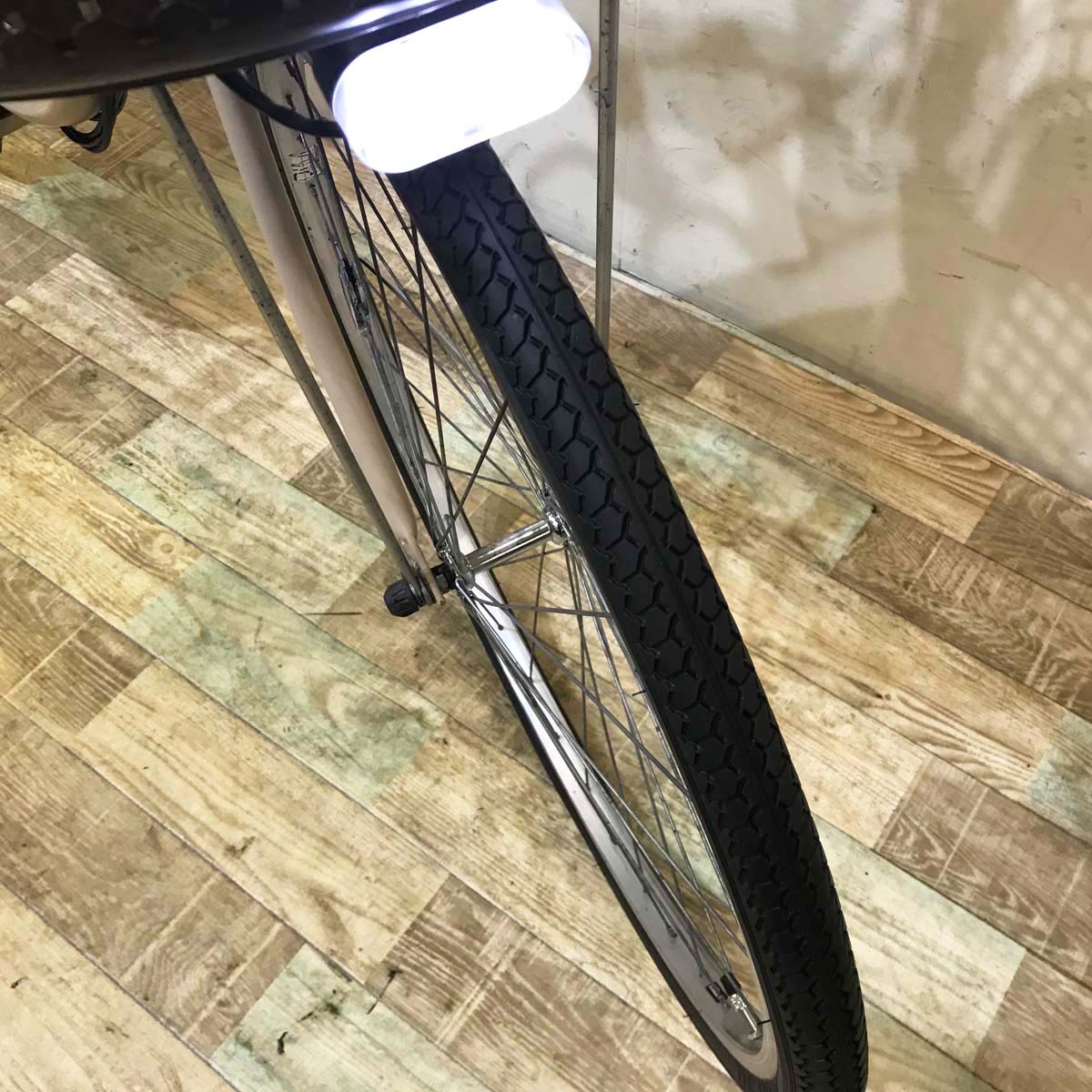 中古電動自転車  ブリヂストン アシスタ ベーシック ベージュ 26インチ KC056