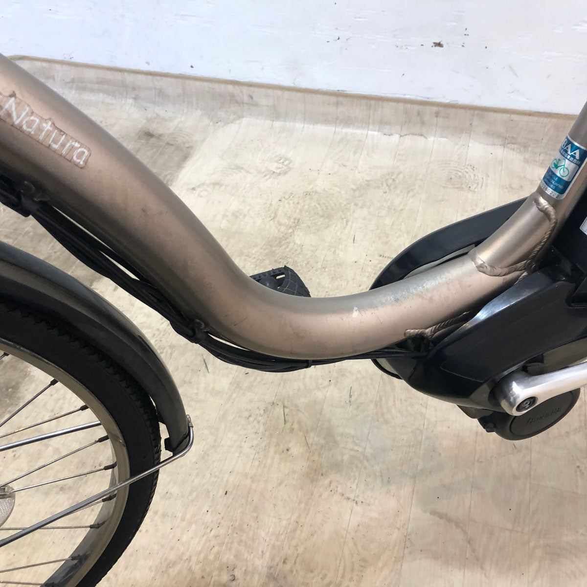 中古電動自転車 ヤマハ PAS ナチュラ L ゴールド 26インチ YD095 – e