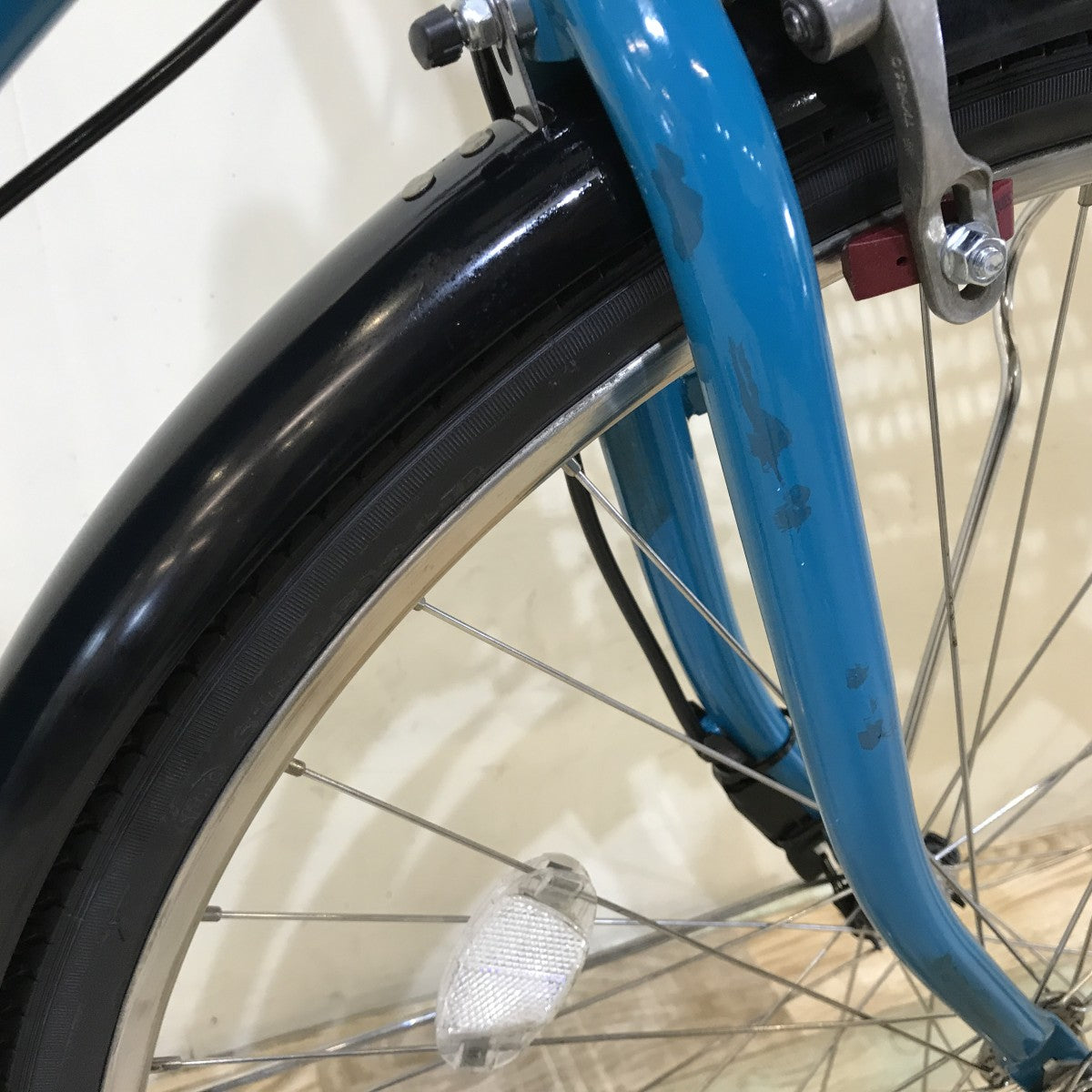 中古電動自転車 ヤマハ PAS ウィズ ブルー 26インチ KH043