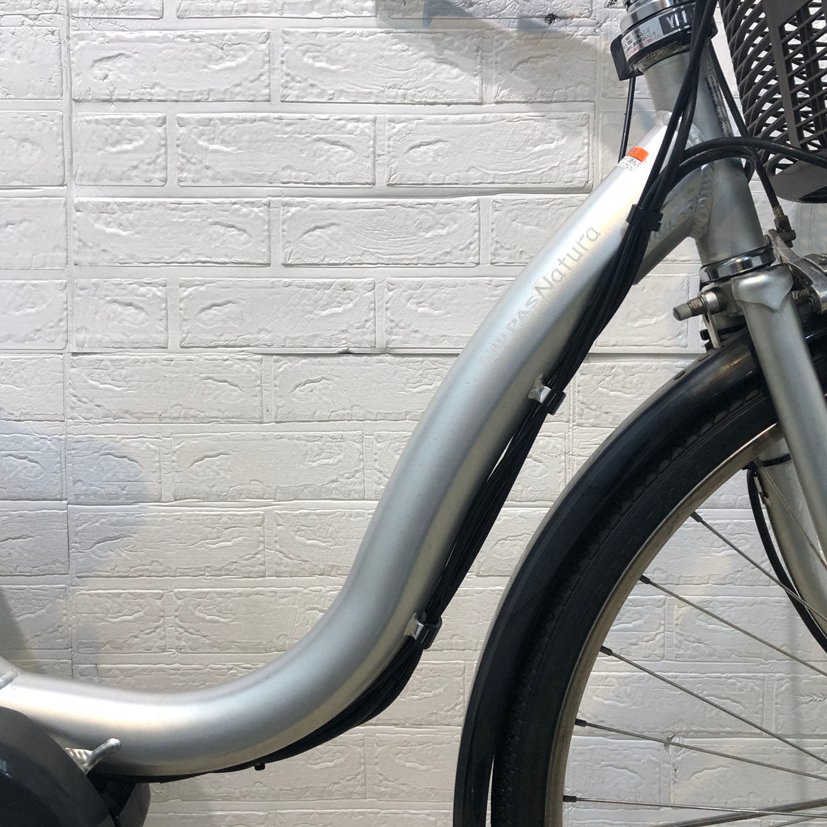 中古電動自転車 ヤマハ PAS ナチュラ L シルバー 26インチ YD096