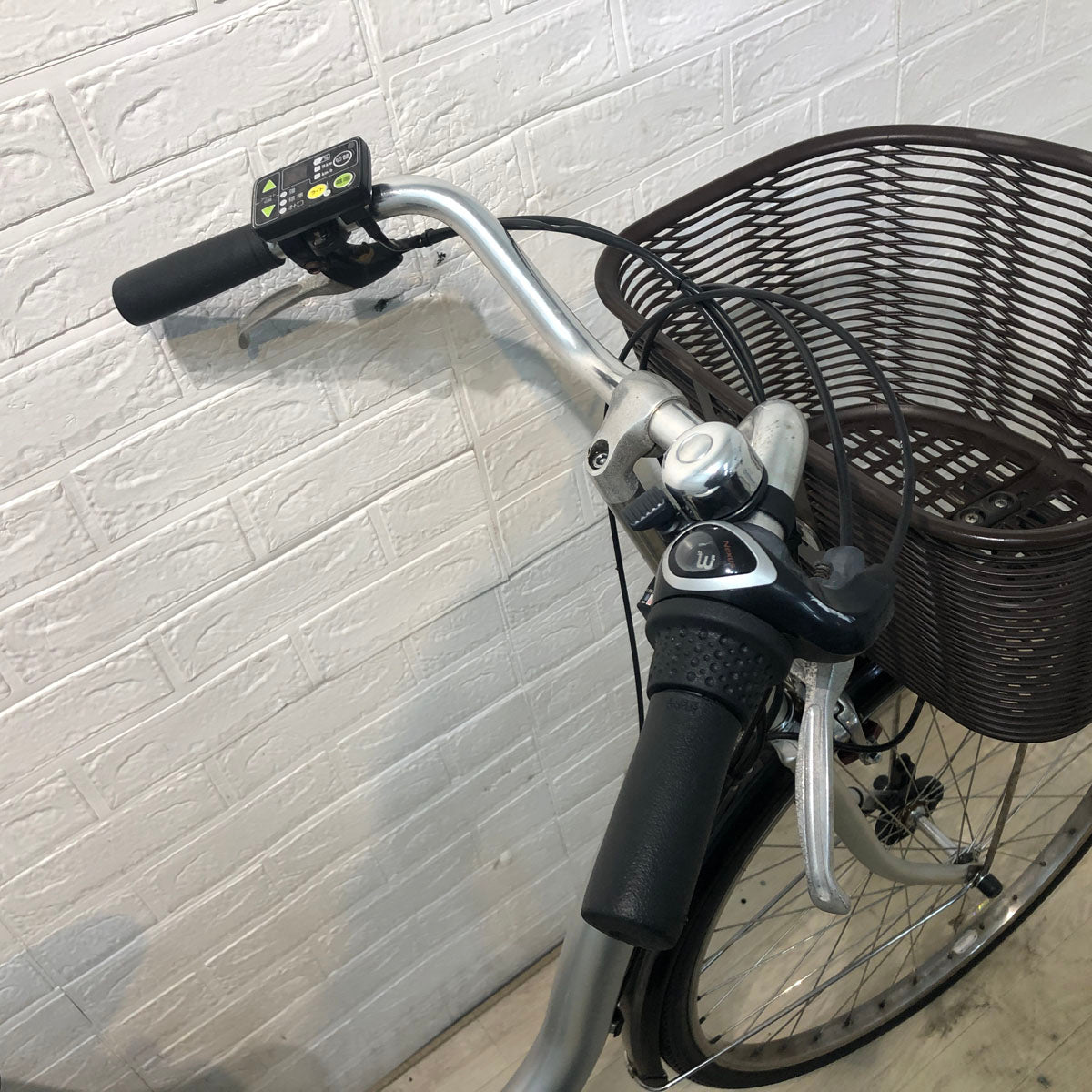 中古電動自転車 ヤマハ PAS ナチュラ L シルバー 26インチ YD096