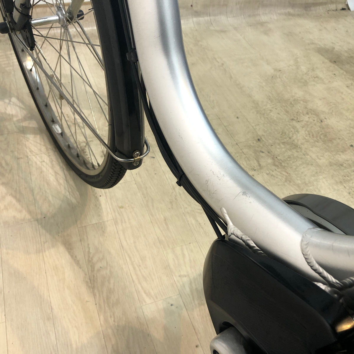 中古電動自転車 ヤマハ PAS ナチュラ L シルバー 26インチ YD096